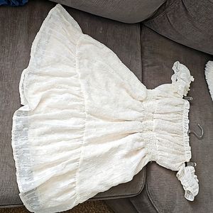 Baby doll, ivory dress